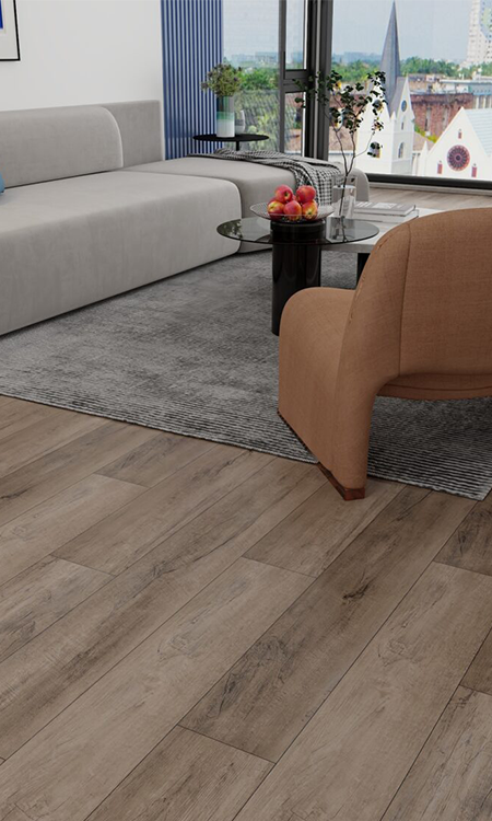 warm wooden luxury vinyl plank flooring