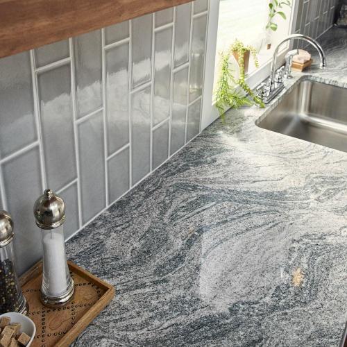 close up of granite countertop